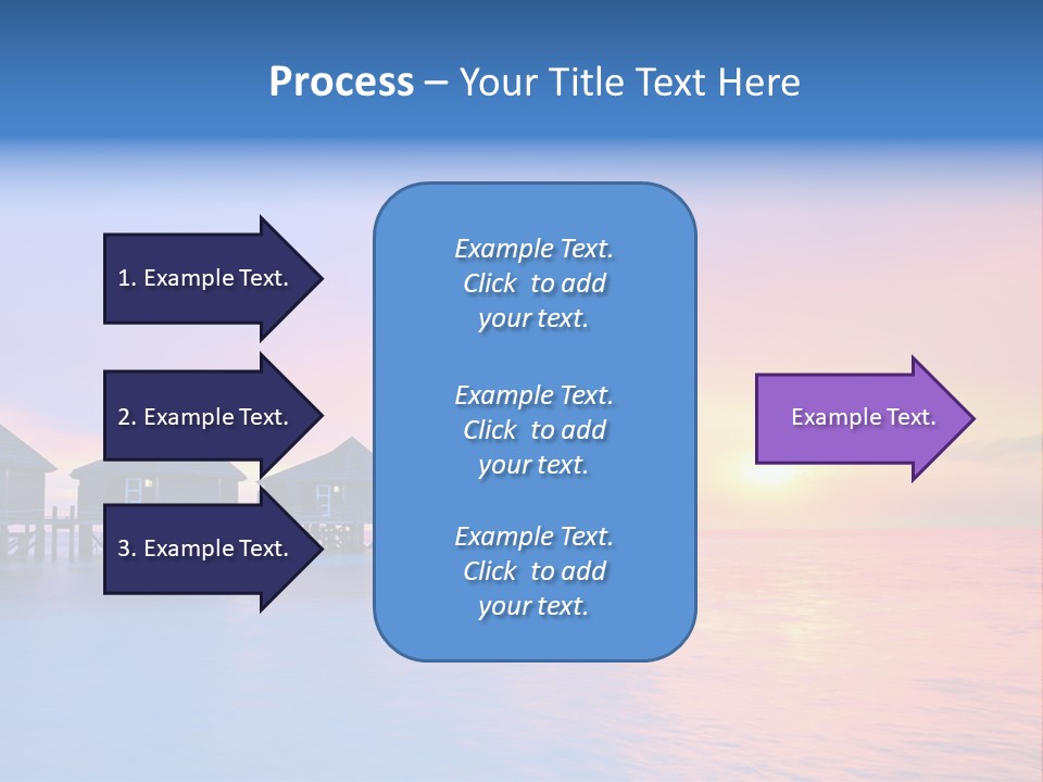 Relaxation Exotic Sunset PowerPoint Template