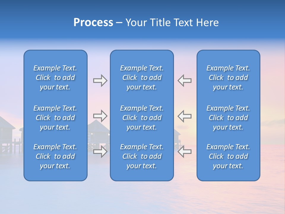 Relaxation Exotic Sunset PowerPoint Template