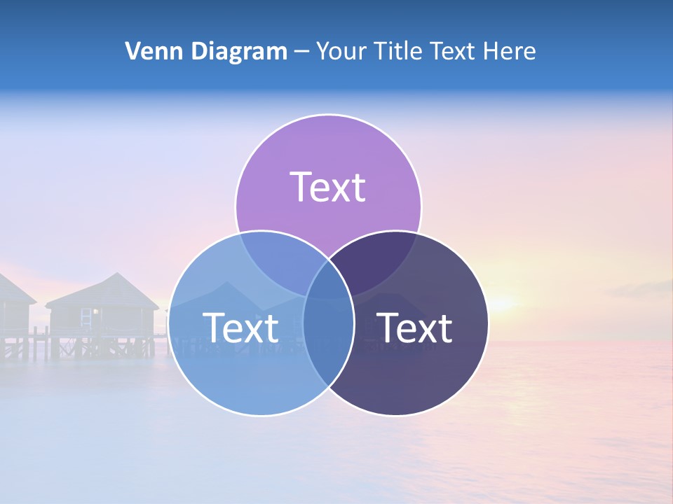 Relaxation Exotic Sunset PowerPoint Template
