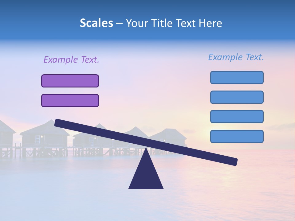 Relaxation Exotic Sunset PowerPoint Template