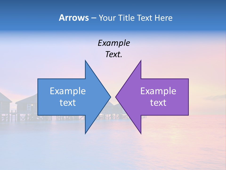 Relaxation Exotic Sunset PowerPoint Template