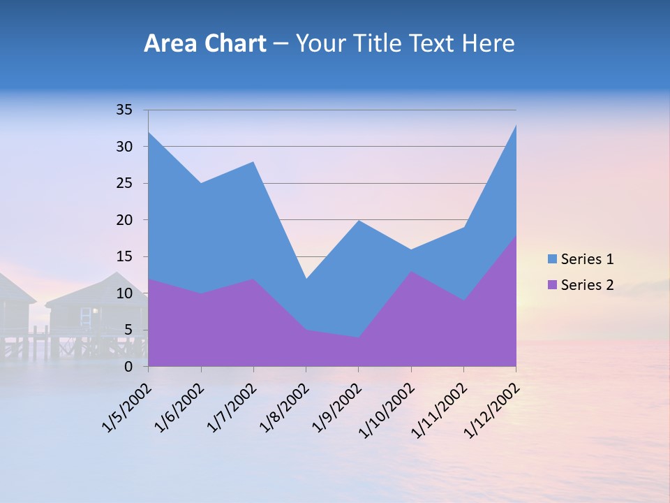 Relaxation Exotic Sunset PowerPoint Template