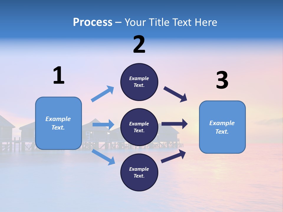 Relaxation Exotic Sunset PowerPoint Template