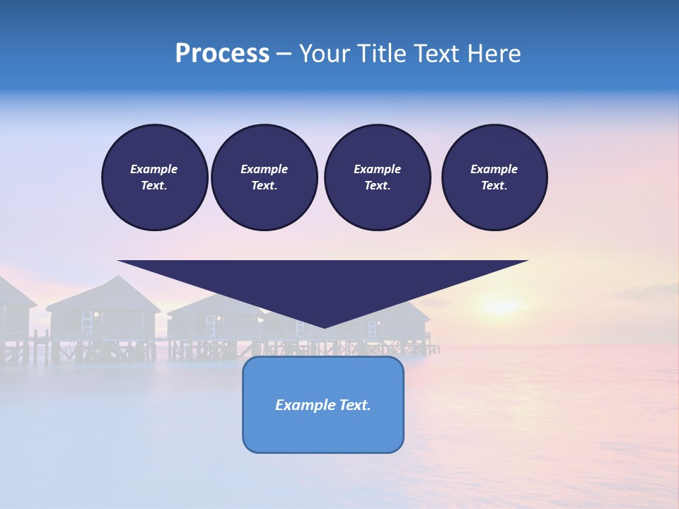 Relaxation Exotic Sunset PowerPoint Template