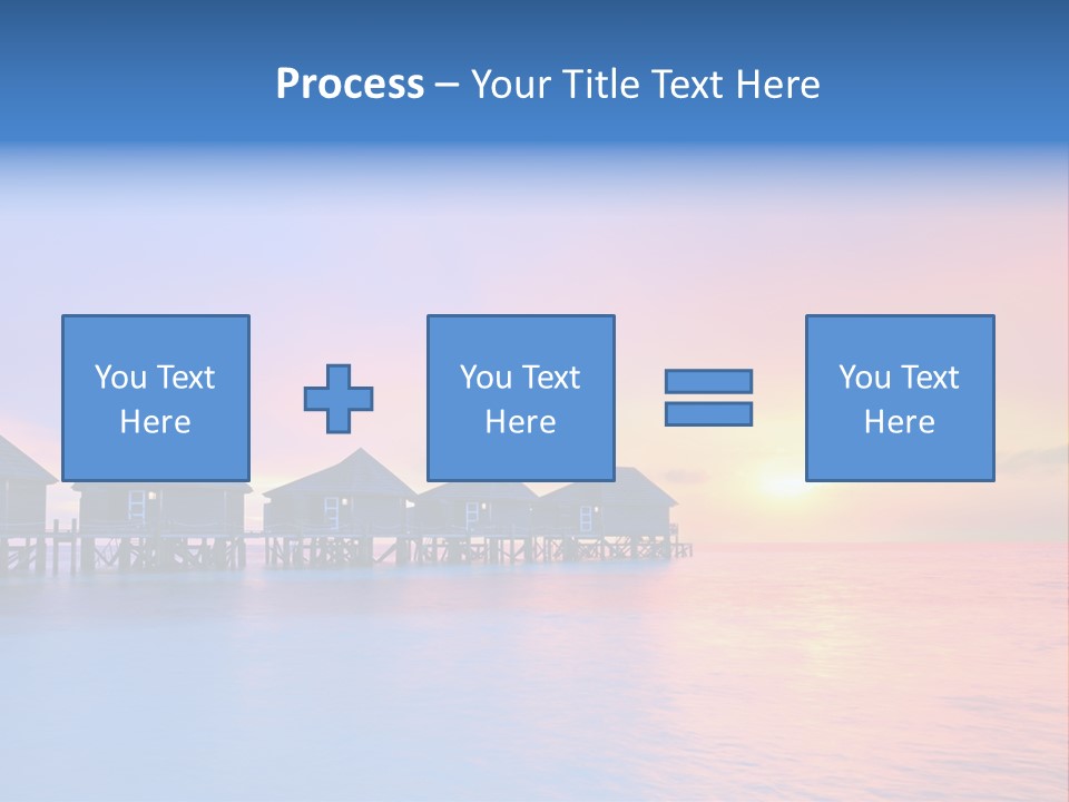 Relaxation Exotic Sunset PowerPoint Template