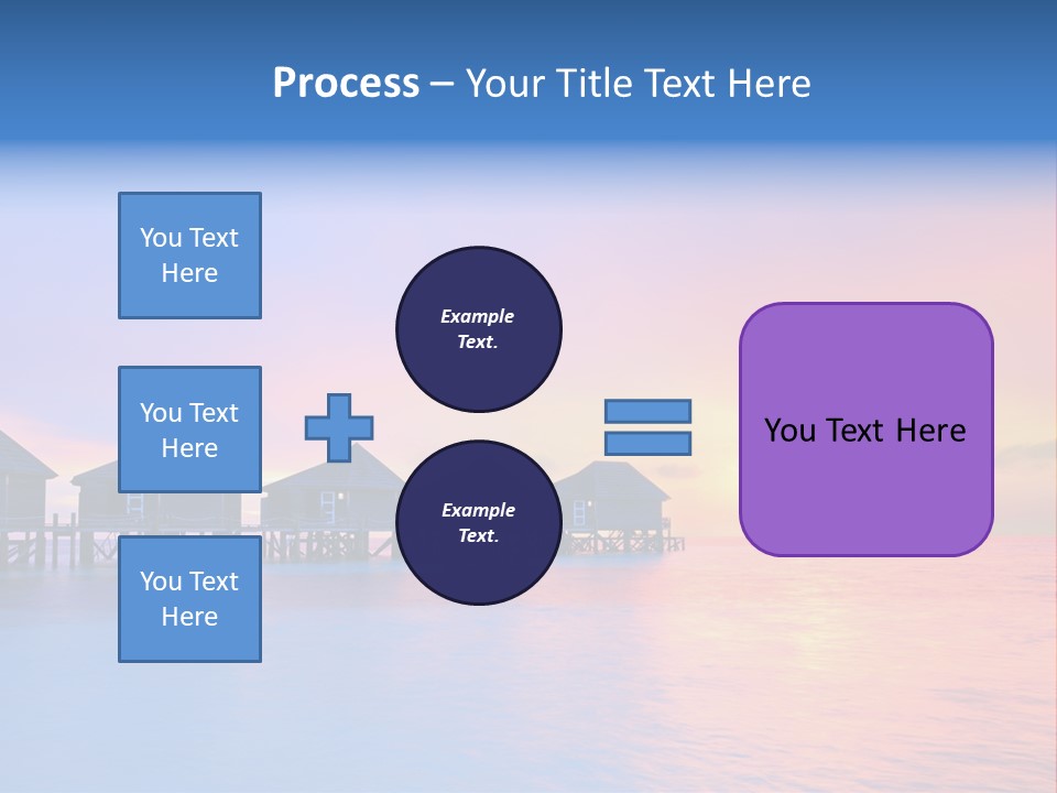 Relaxation Exotic Sunset PowerPoint Template