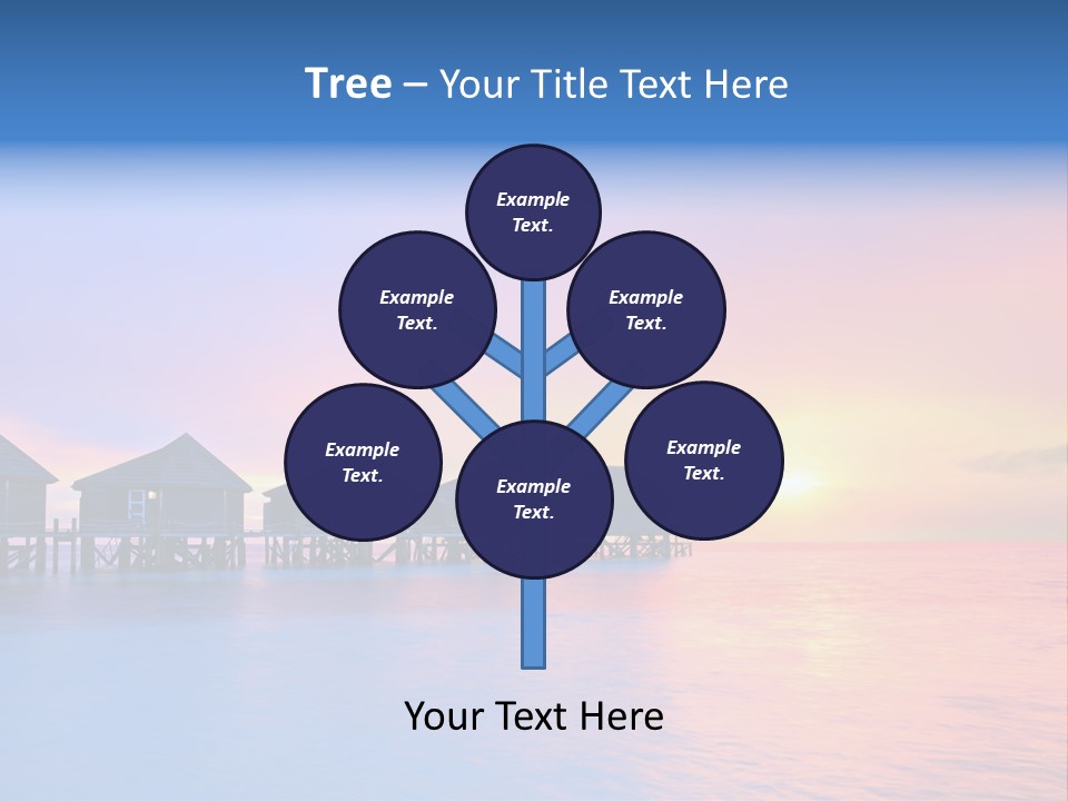 Relaxation Exotic Sunset PowerPoint Template