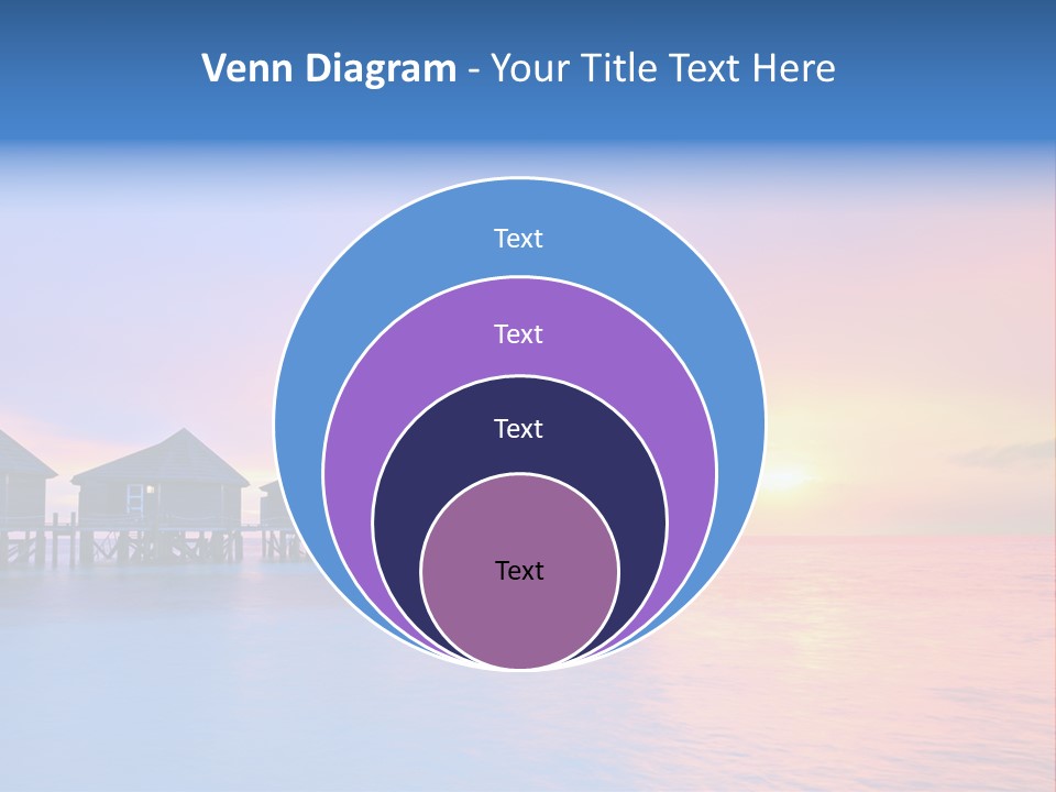 Relaxation Exotic Sunset PowerPoint Template