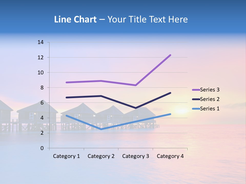 Relaxation Exotic Sunset PowerPoint Template