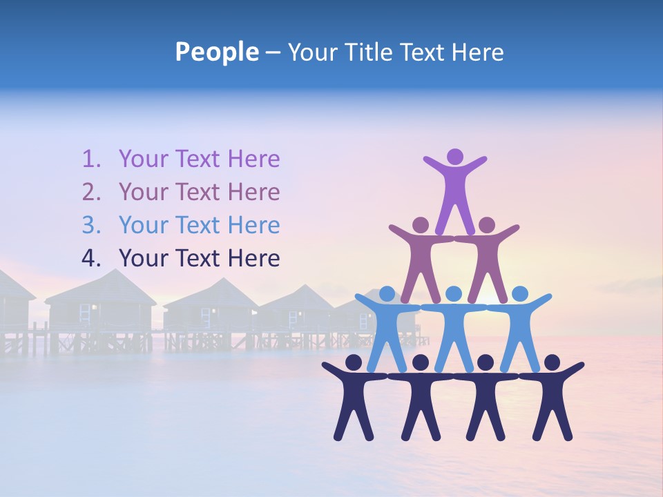 Relaxation Exotic Sunset PowerPoint Template