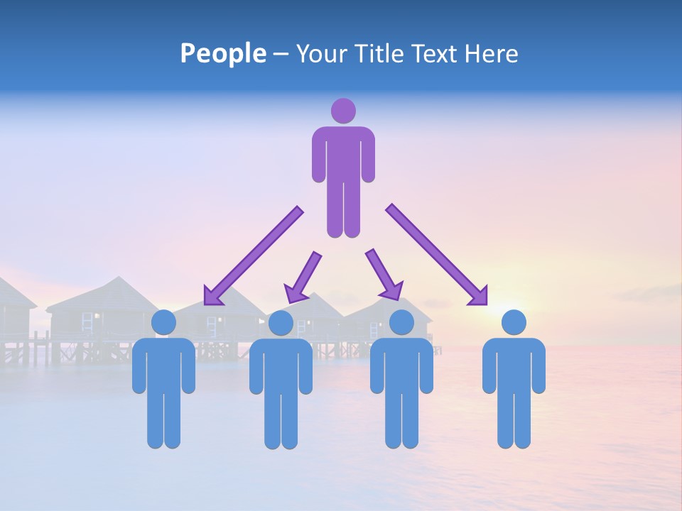 Relaxation Exotic Sunset PowerPoint Template