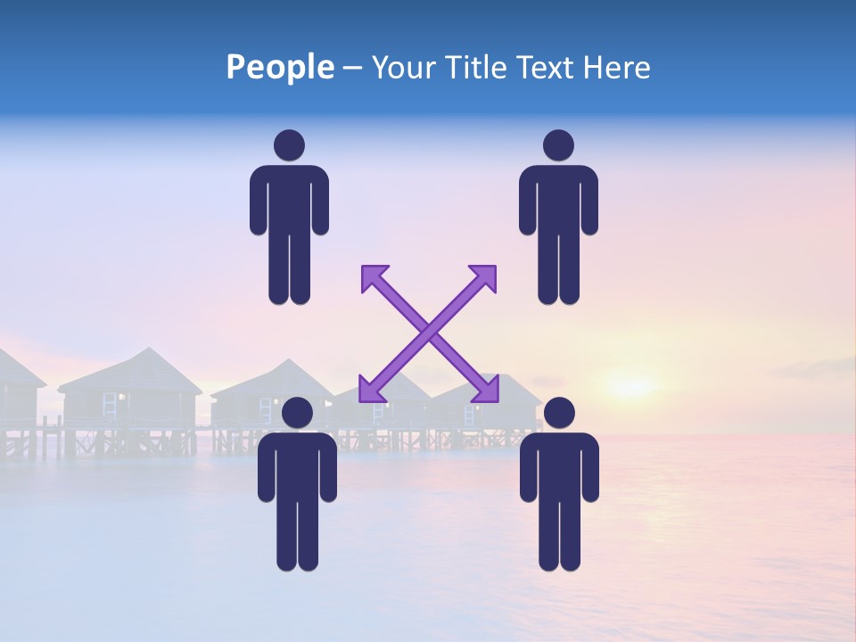 Relaxation Exotic Sunset PowerPoint Template