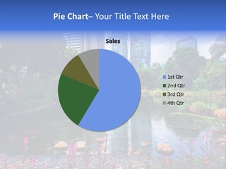 Skyscraper Apartment Park PowerPoint Template