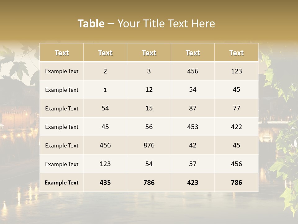 Dawn Evening Bridge PowerPoint Template