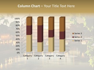 Dawn Evening Bridge PowerPoint Template