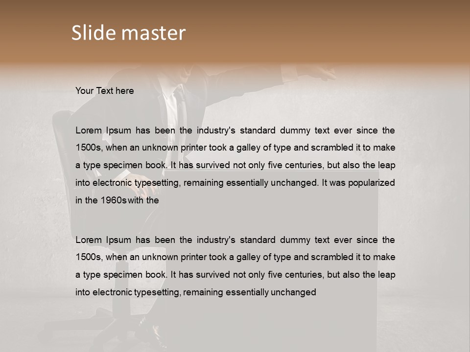 Shout Business Accuse PowerPoint Template