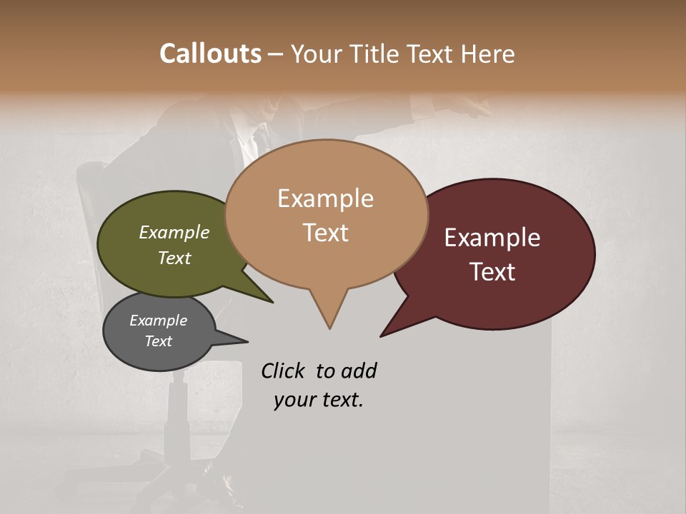 Shout Business Accuse PowerPoint Template