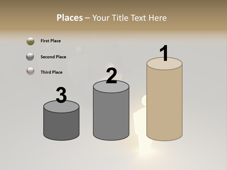 Crowd Cartoon Isolated PowerPoint Template