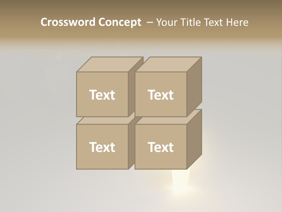 Crowd Cartoon Isolated PowerPoint Template