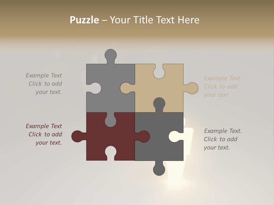 Crowd Cartoon Isolated PowerPoint Template