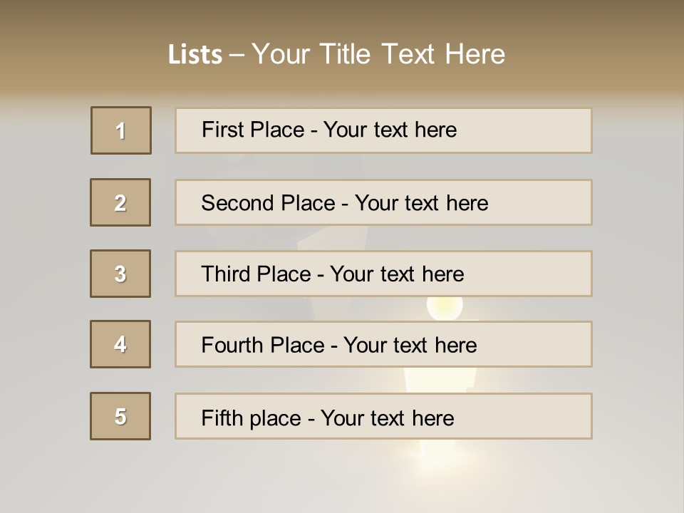 Crowd Cartoon Isolated PowerPoint Template