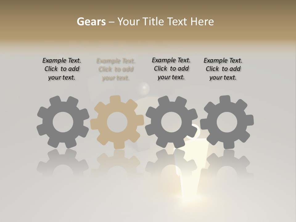 Crowd Cartoon Isolated PowerPoint Template