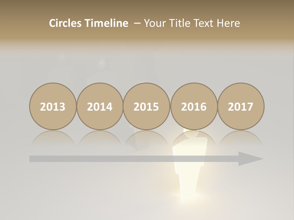 Crowd Cartoon Isolated PowerPoint Template