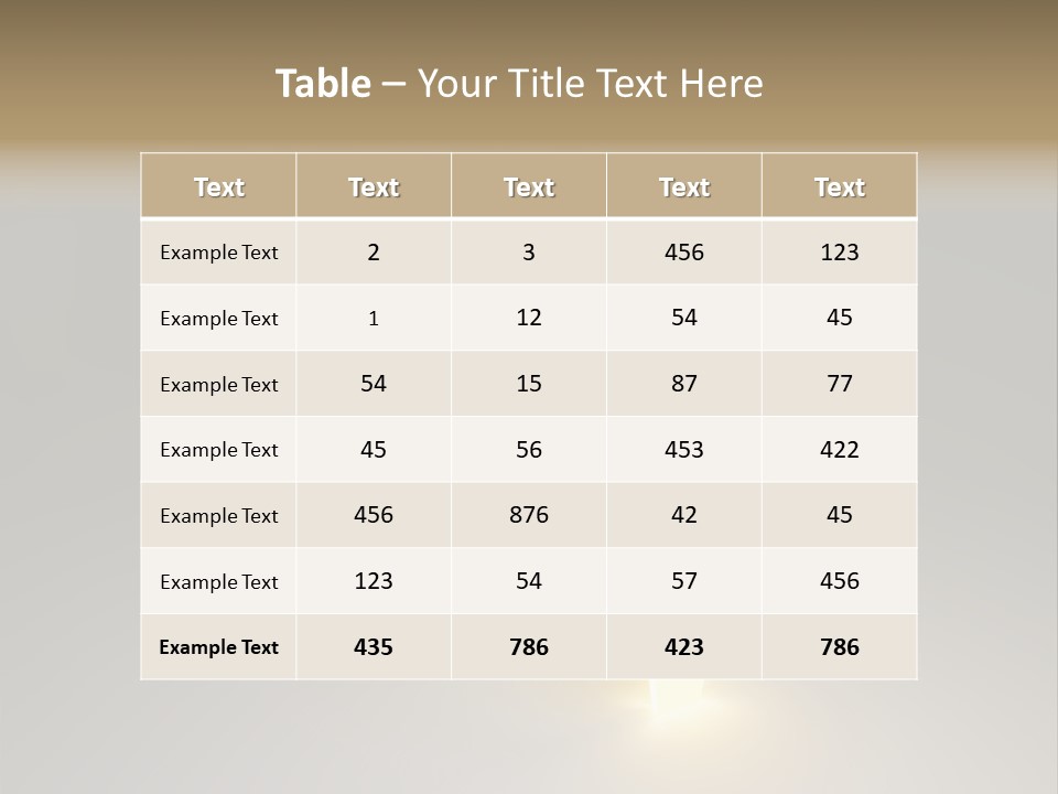 Crowd Cartoon Isolated PowerPoint Template