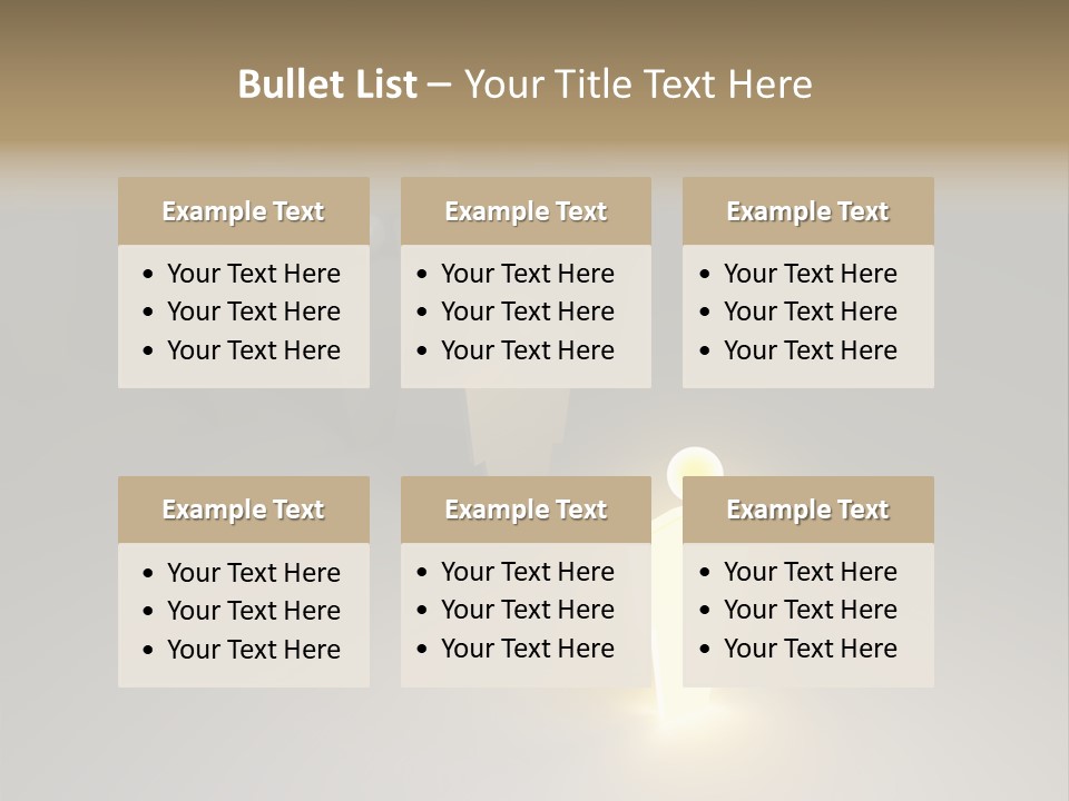Crowd Cartoon Isolated PowerPoint Template