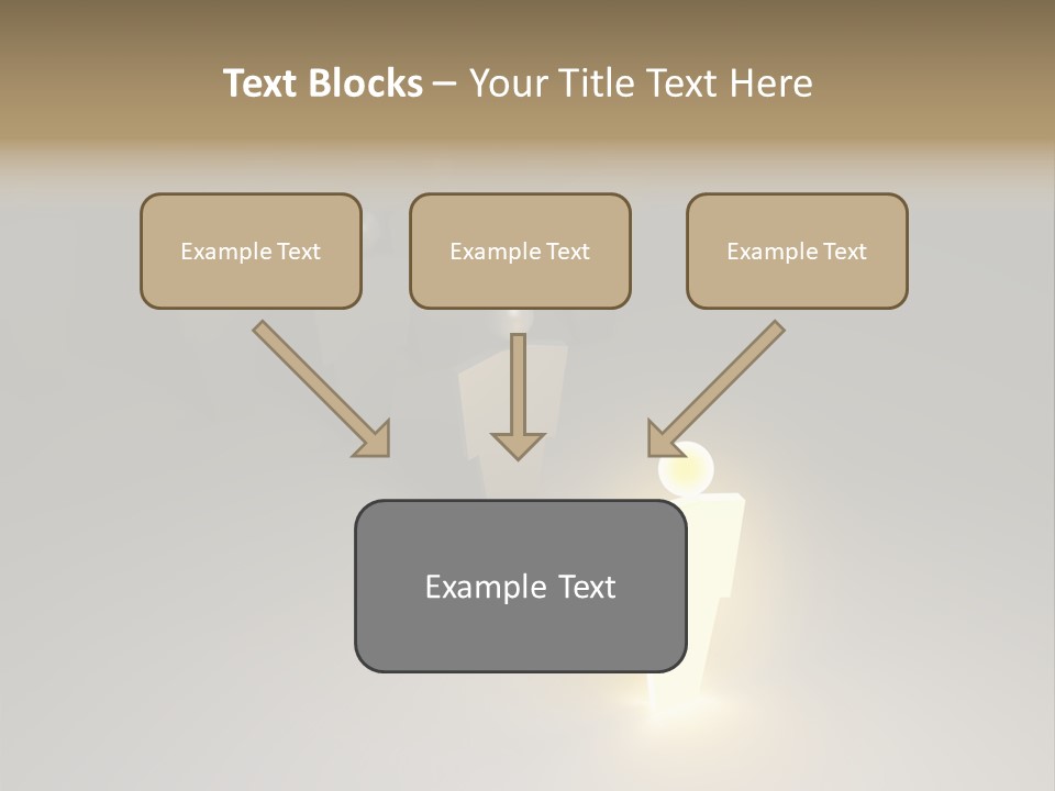 Crowd Cartoon Isolated PowerPoint Template