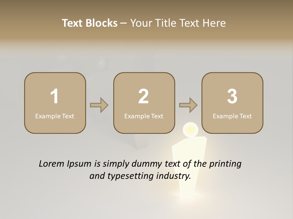 Crowd Cartoon Isolated PowerPoint Template