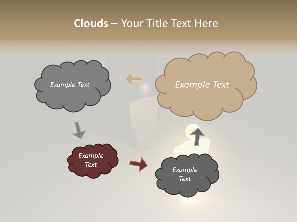 Crowd Cartoon Isolated PowerPoint Template