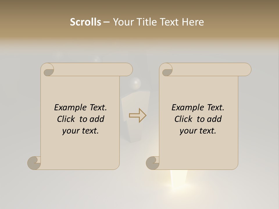 Crowd Cartoon Isolated PowerPoint Template