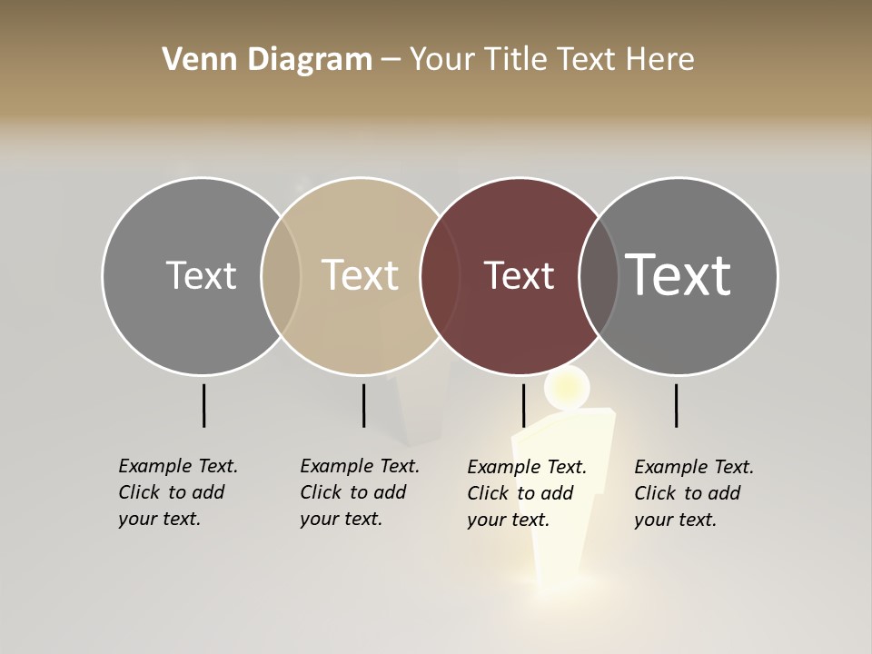 Crowd Cartoon Isolated PowerPoint Template
