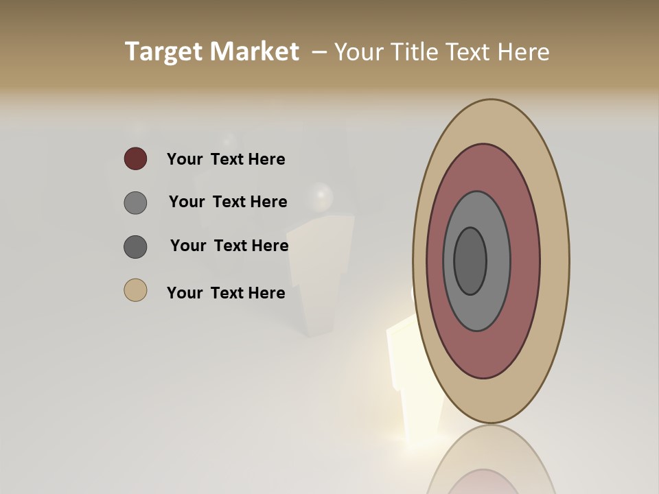 Crowd Cartoon Isolated PowerPoint Template