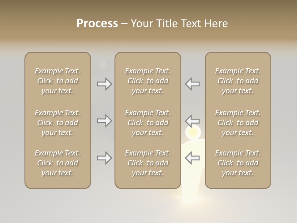 Crowd Cartoon Isolated PowerPoint Template