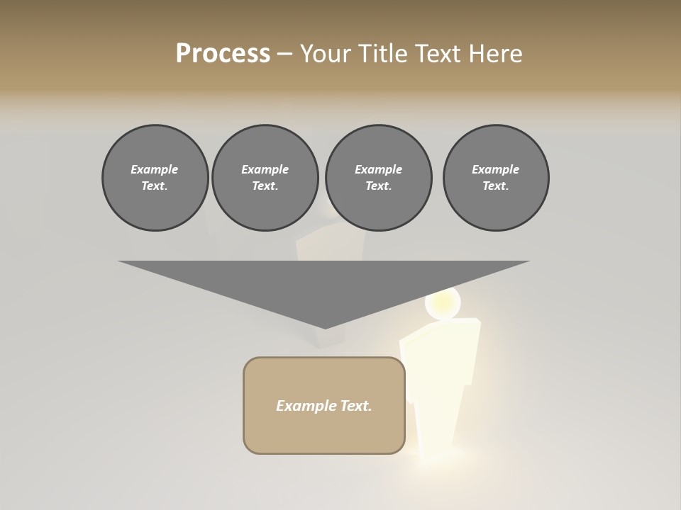 Crowd Cartoon Isolated PowerPoint Template