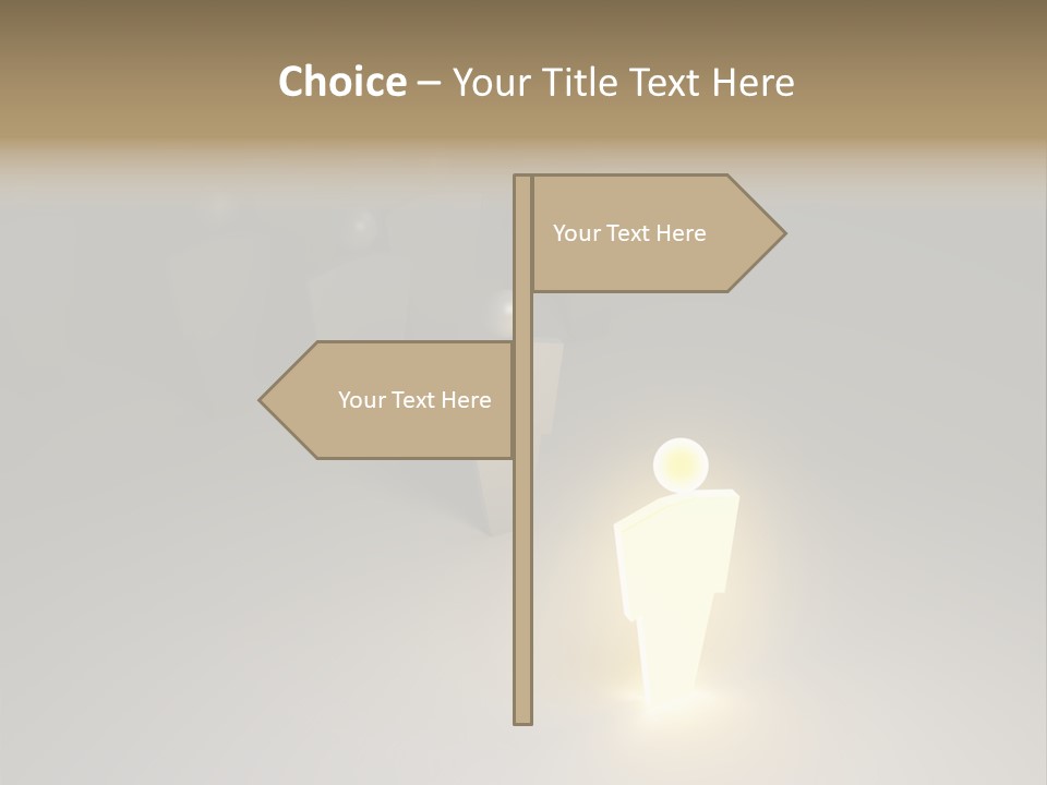 Crowd Cartoon Isolated PowerPoint Template