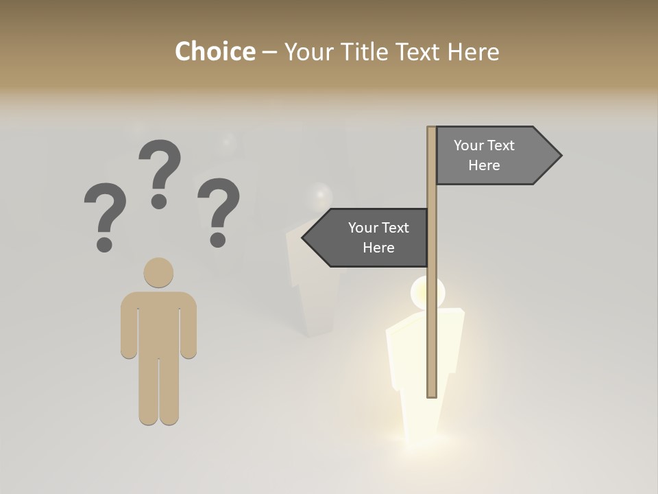 Crowd Cartoon Isolated PowerPoint Template