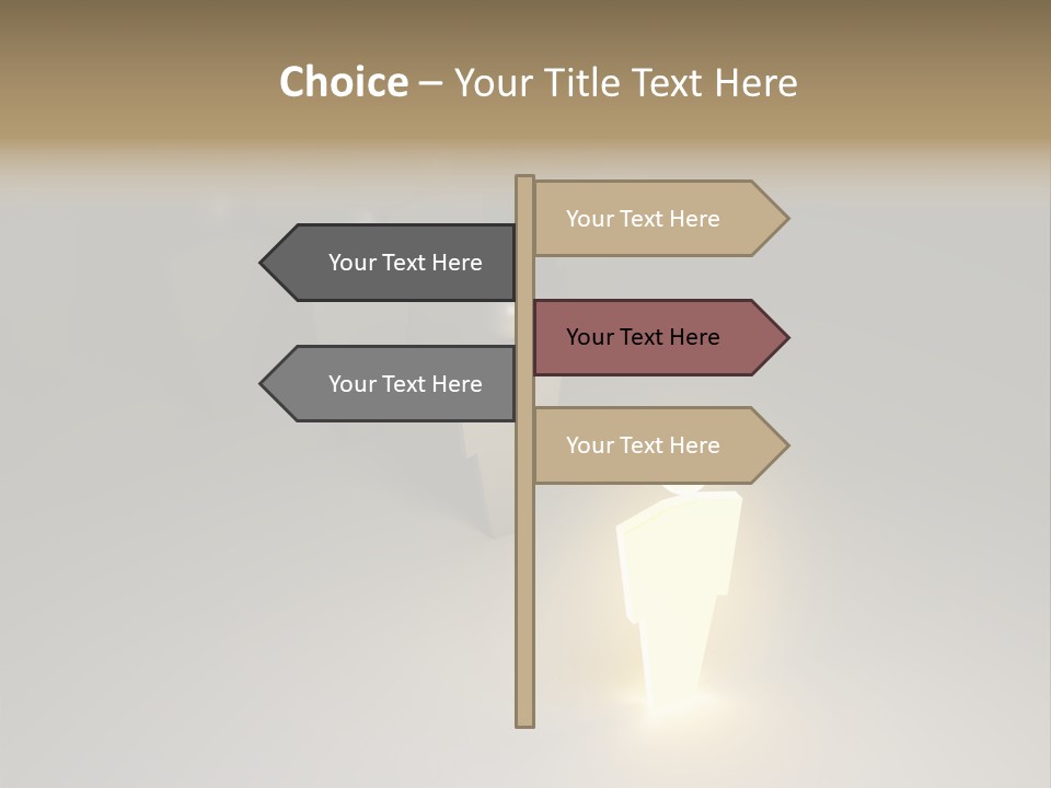 Crowd Cartoon Isolated PowerPoint Template