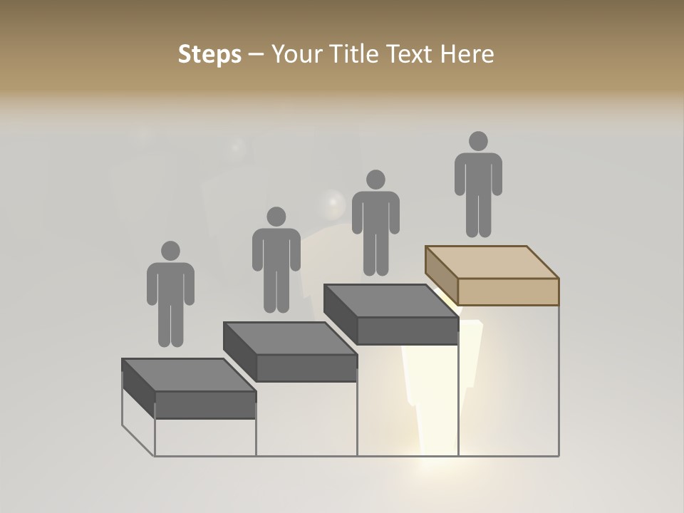 Crowd Cartoon Isolated PowerPoint Template