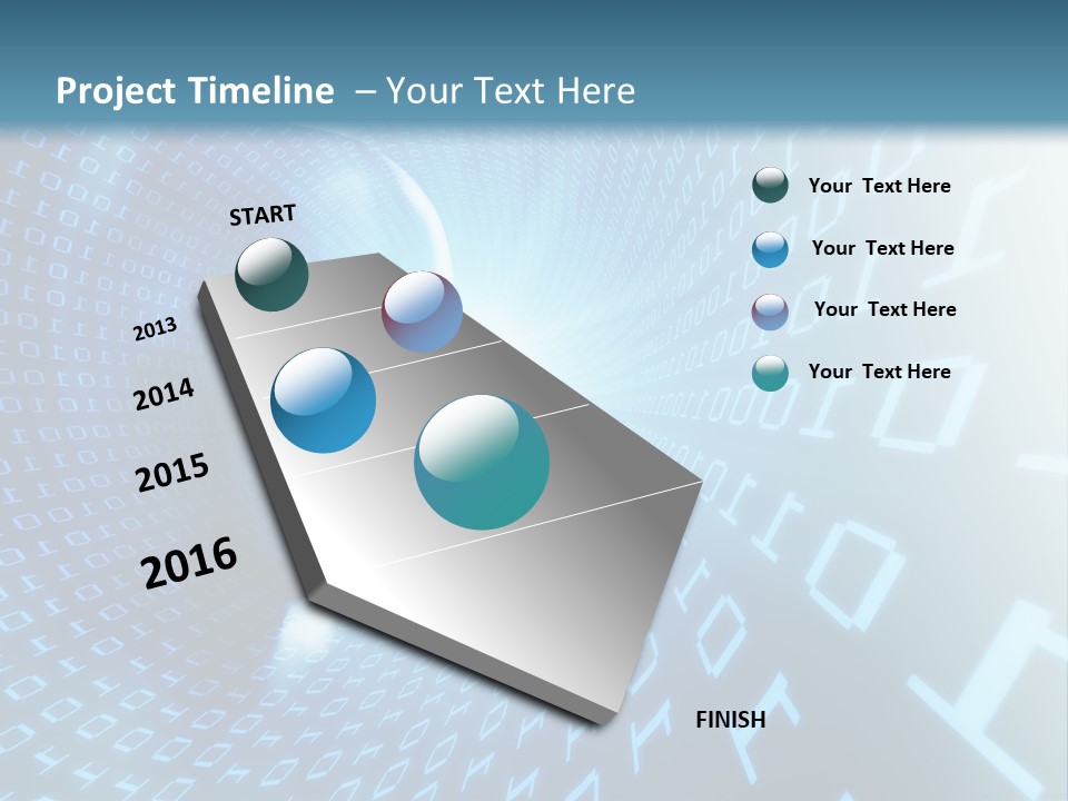 Human Robotic Number PowerPoint Template