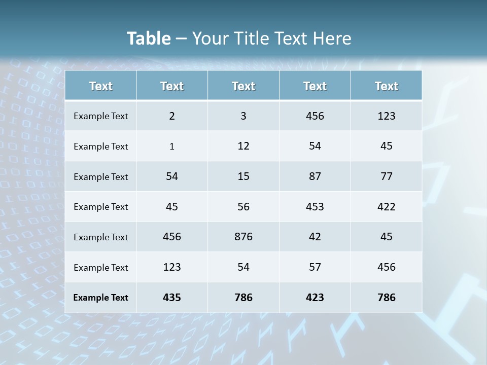 Human Robotic Number PowerPoint Template