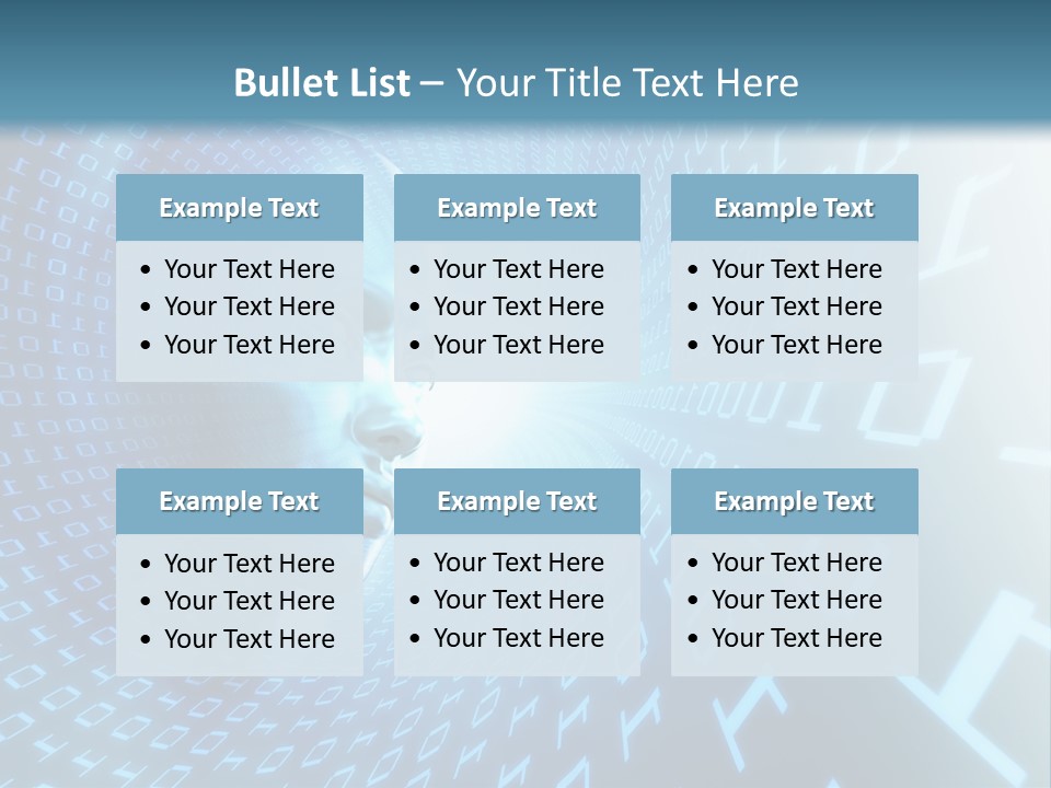 Human Robotic Number PowerPoint Template