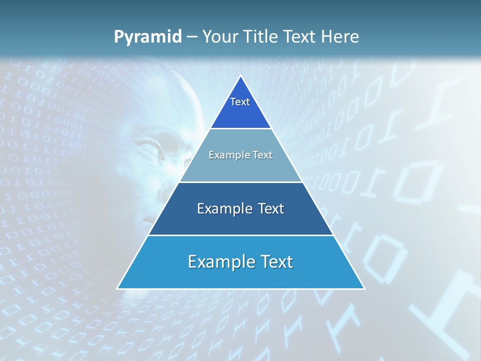 Human Robotic Number PowerPoint Template