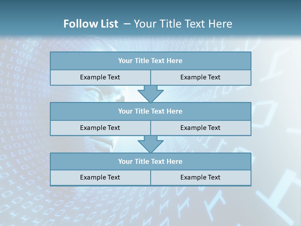 Human Robotic Number PowerPoint Template