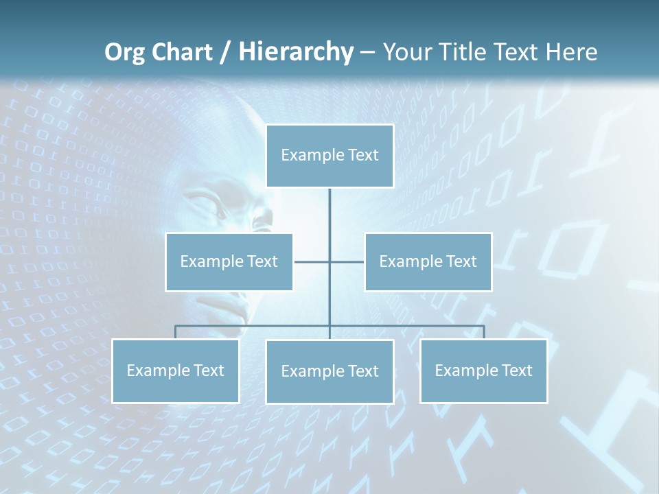 Human Robotic Number PowerPoint Template