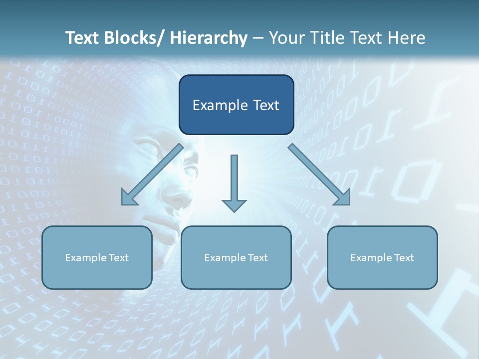 Human Robotic Number PowerPoint Template