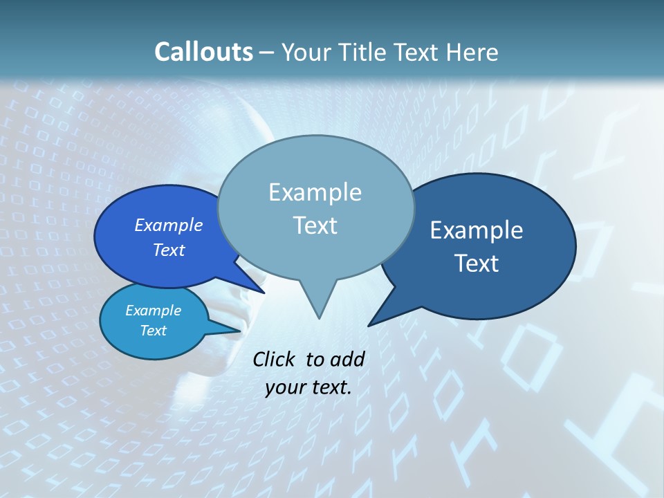 Human Robotic Number PowerPoint Template