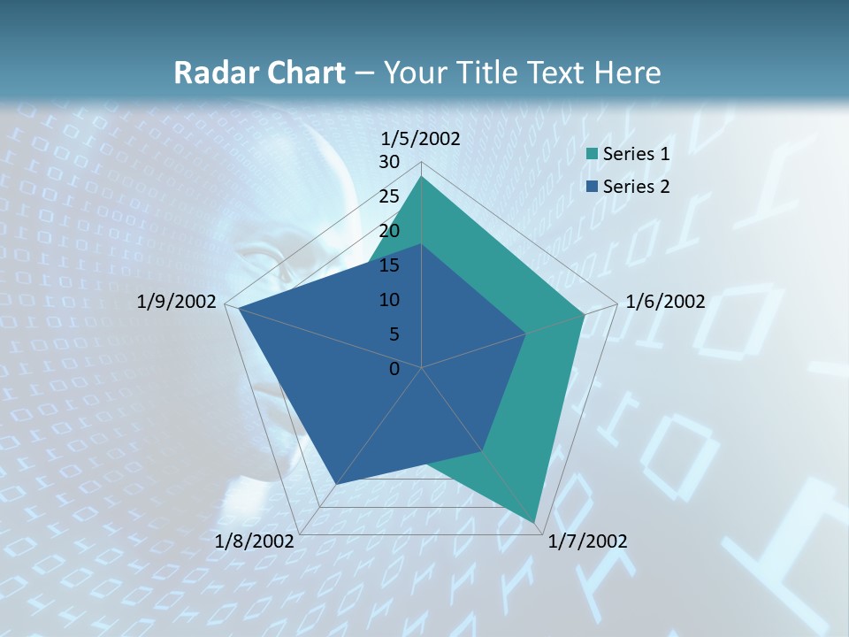 Human Robotic Number PowerPoint Template